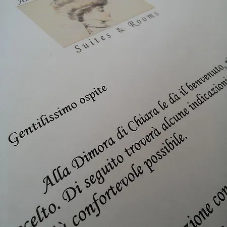 Bed & Breakfast Dimora Di Chiara Suite&rooms *
